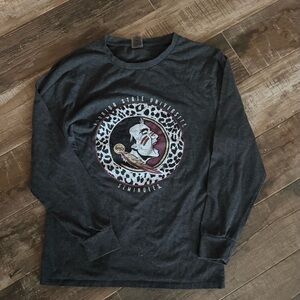 Florida State University Seminoles Black Long Sleeve Shirt
